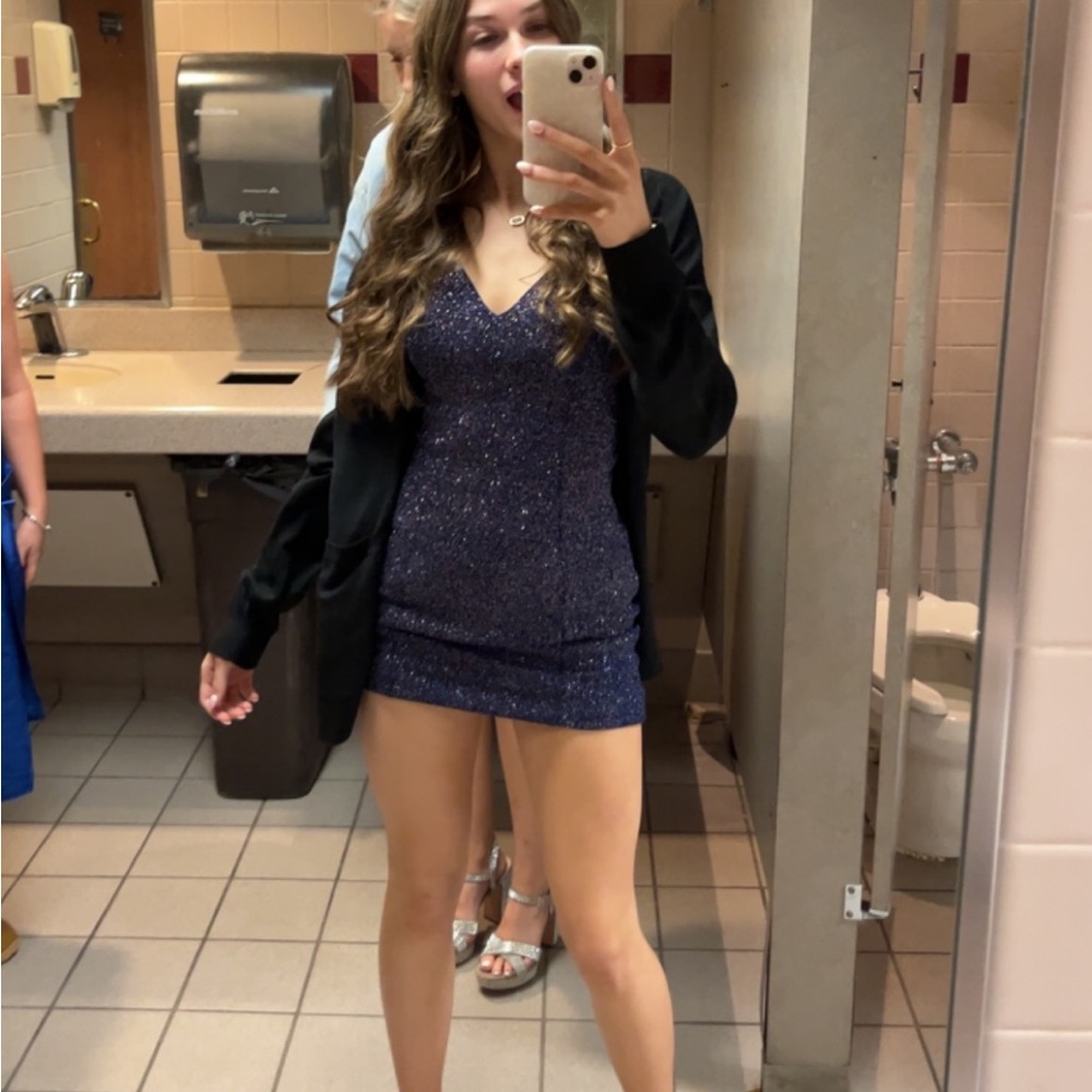 sparkly blue bella divine dress